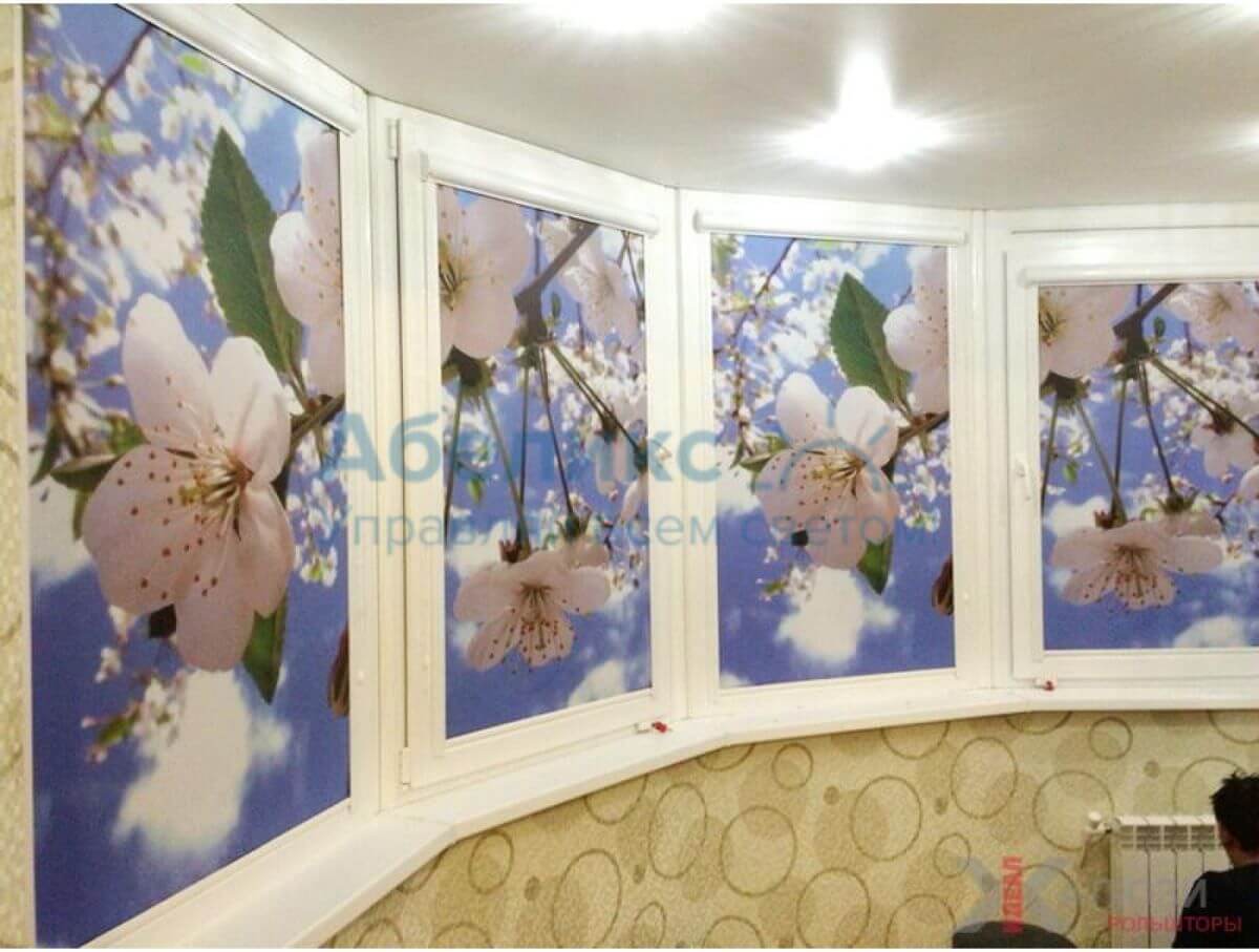 Фоторольшторы, Цветы Вишни